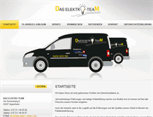 Tablet Screenshot of das-elektro-team.com